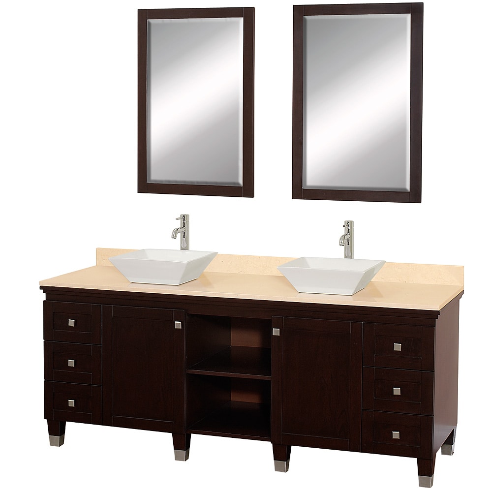 Wyndham Collection Premiere Espresso Oak Single Bathroom Vanity Sink