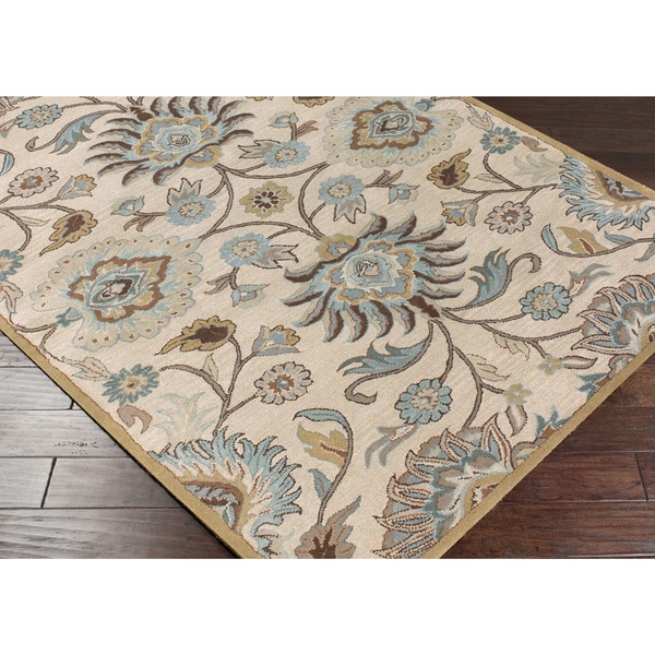 Hand tufted Amanda Ivory Wool Rug (8' x 10') 7x9   10x14 Rugs