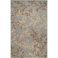 Hand-tufted Blossom Blue Floral Wool Area Rug (8' x 10')