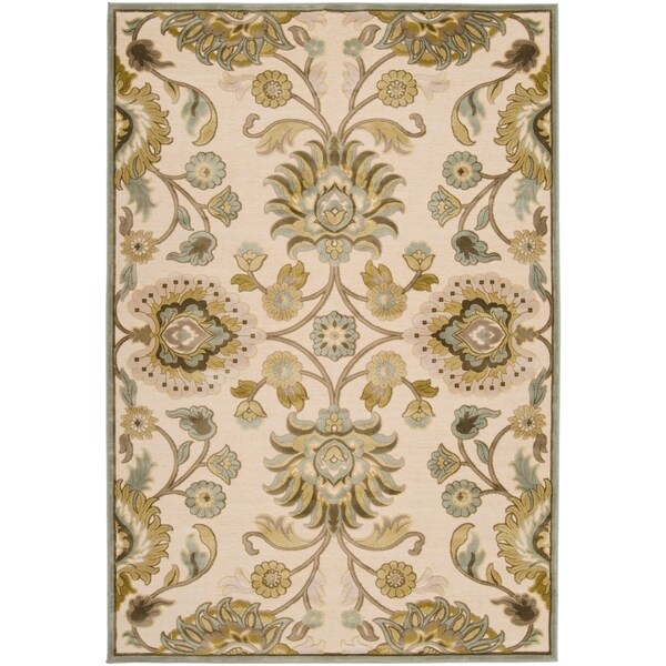 Woven Lauren Ivory Viscose/Chenille Area Rug - 7'6 x 10'6