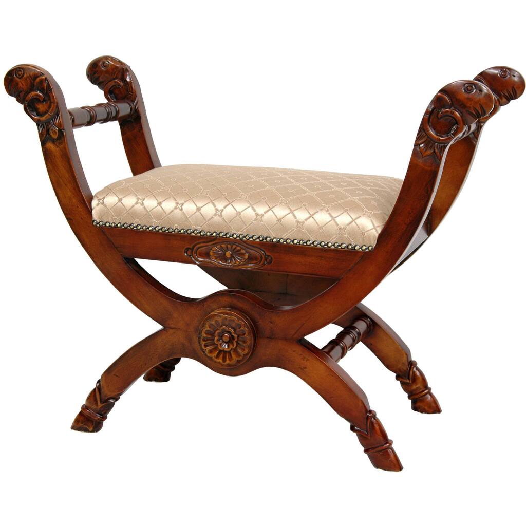 Queen Mary Rack Bench Handmade Wood Sandy Tile Queen Mary Antechamber Bench (China ...