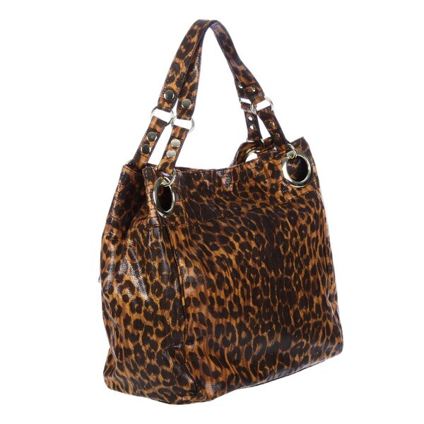 steve madden leopard tote