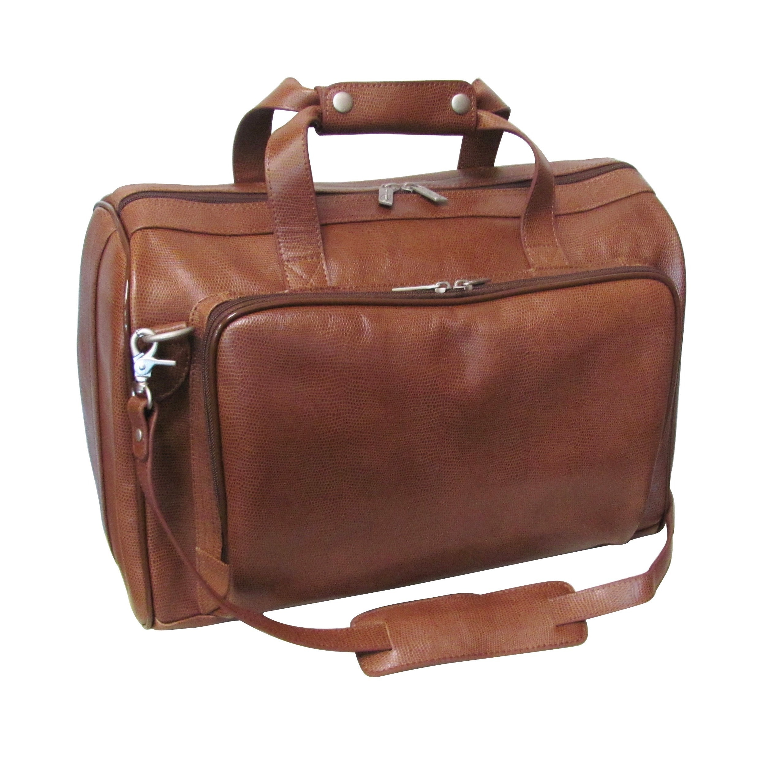 leather carry on duffel bag