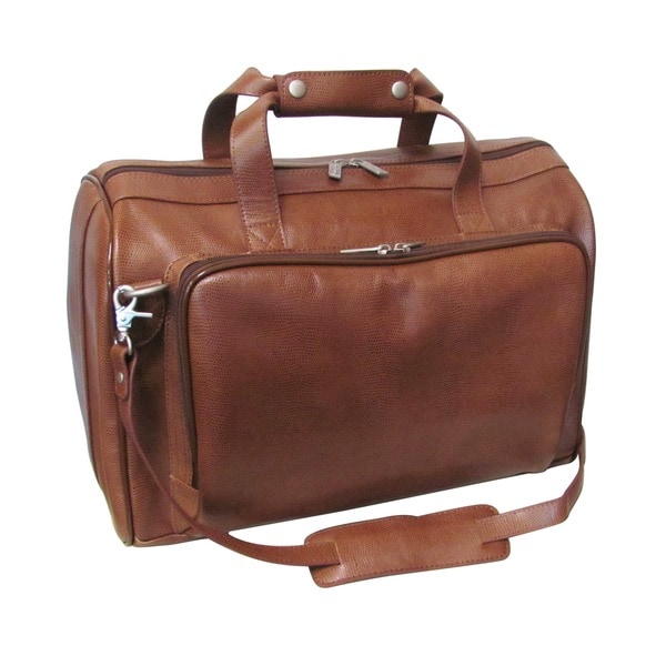 Shop Amerileather 18-inch Leather Carry-on Weekend Duffel Bag - Free ...