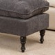 preview thumbnail 4 of 6, Jeremy Tufted Fabric Ottoman by Christopher Knight Home