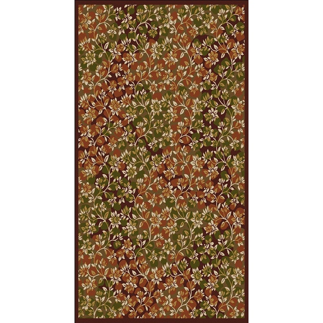 Woven Viscose Afreen Byzantine Area Rug (5 X 7)