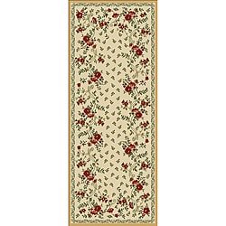 Woven Viscose Anemone Gold Runner Rug (2'2 x 5') Runner Rugs