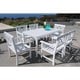 Havenside Home Surfside 7-piece Table and Arm Chair Outdoor Patio Dining Set - Thumbnail 0