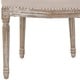 preview thumbnail 6 of 4, SAFAVIEH Old World Dining Marseille Grey Carved Oak Dining Chairs (Set of 2)