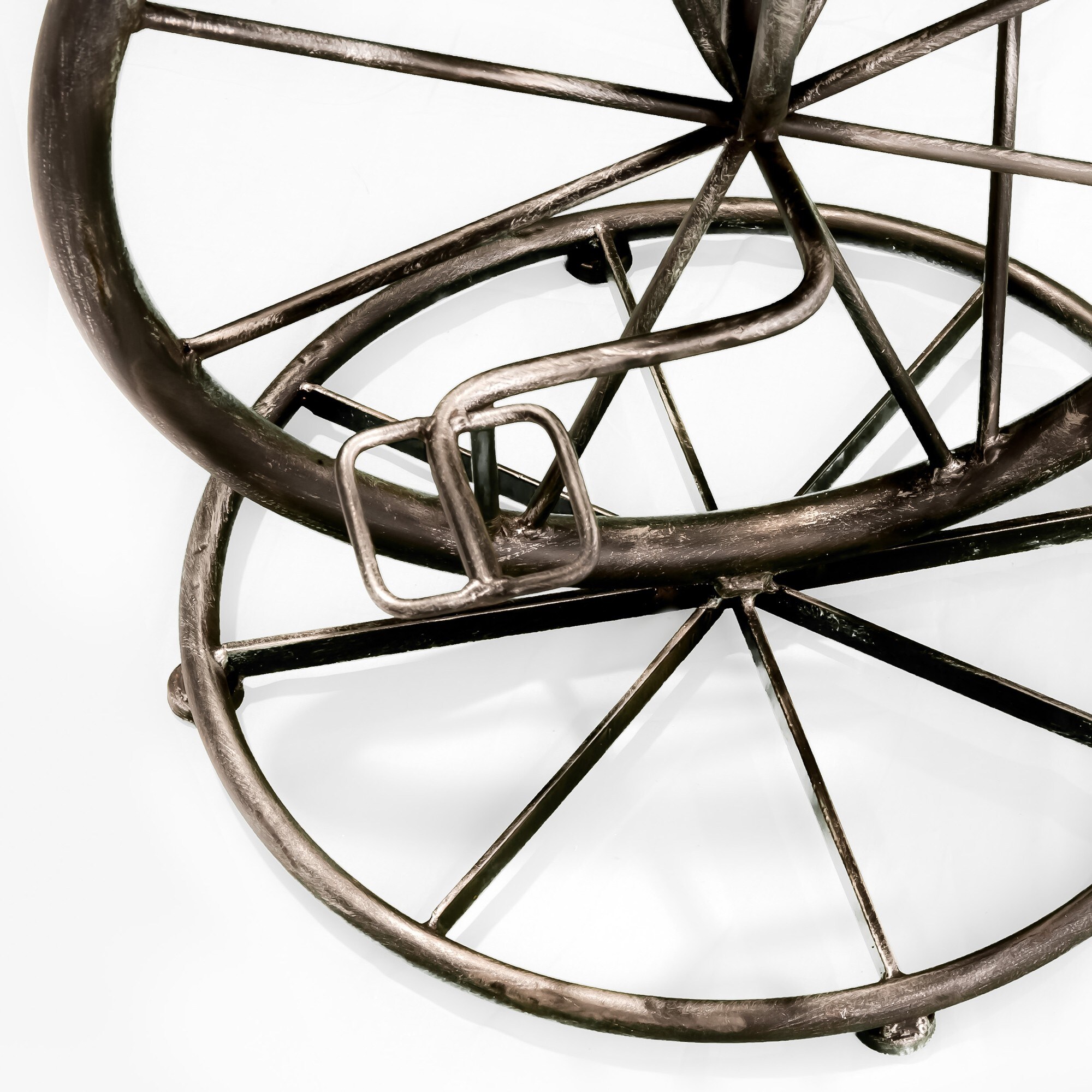 Michaelo Bicycle Wheel Adjustable Barstool  