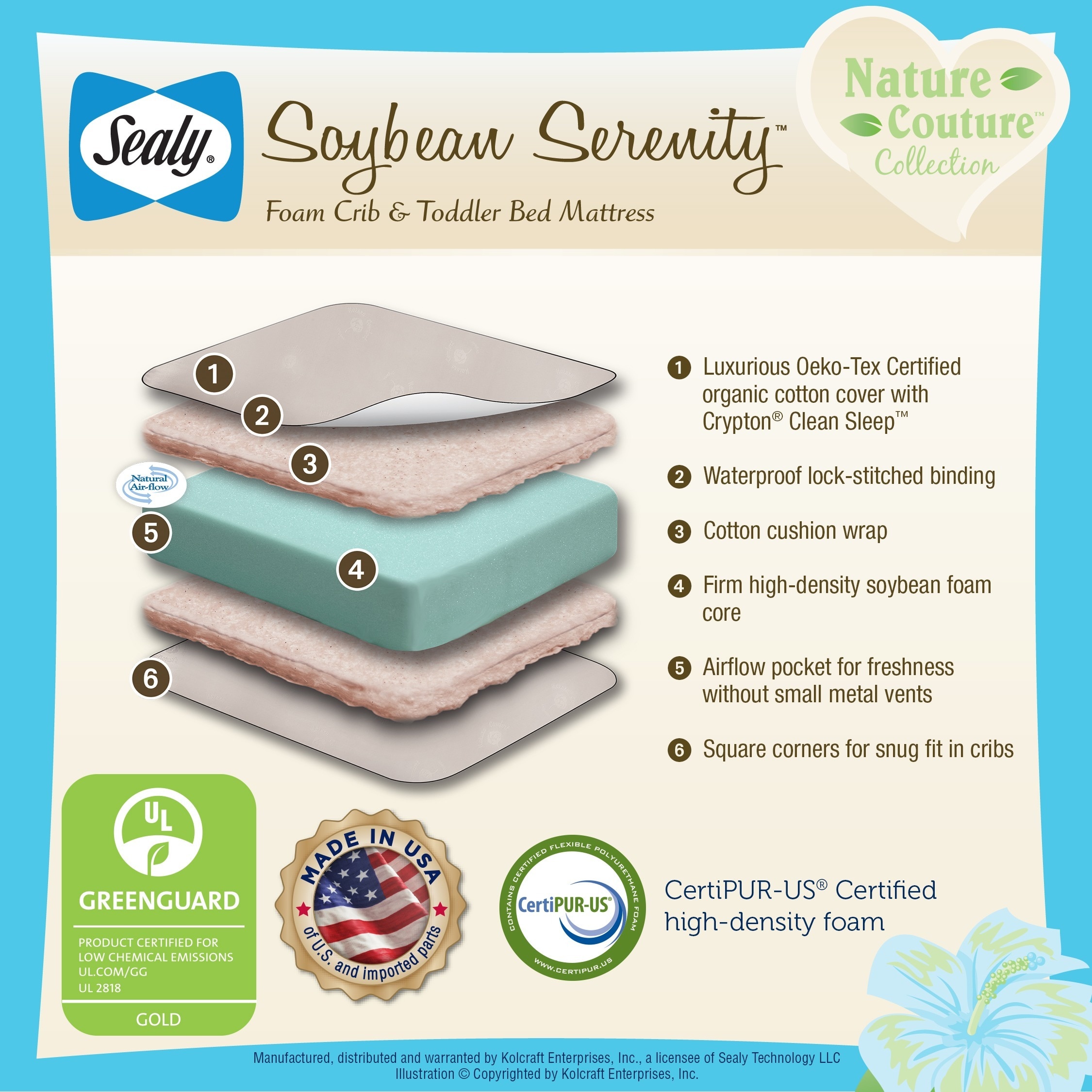 Sealy nature sale couture soybean serenity