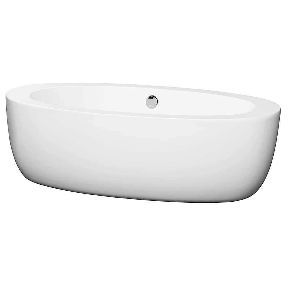 Wyndham Collection UVA Free Standing Soaking Bathtub