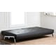 Shop Abbyson Living Venice Black Convertible Euro Sofa ...