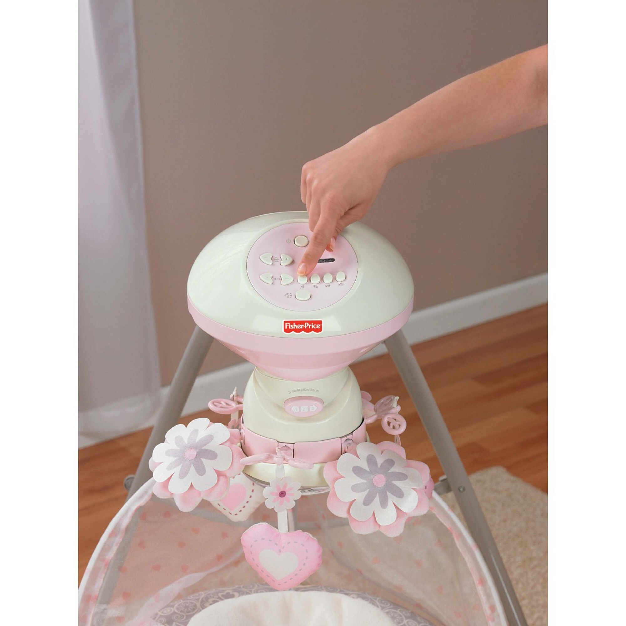fisher price deluxe cradle and swing