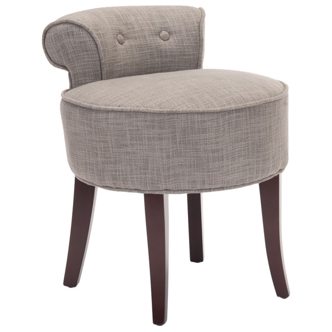 Safavieh Rochelle Dark Grey Vanity Chair