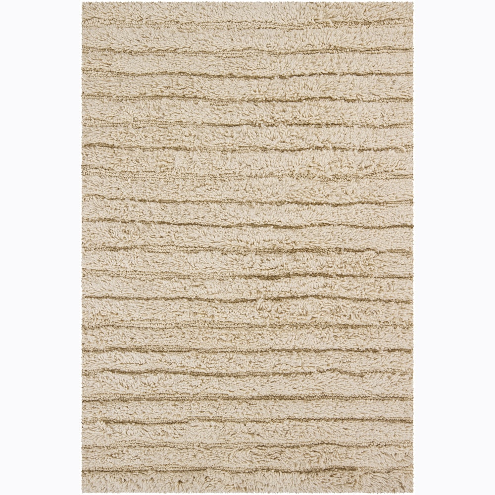 Hand woven Mandara Wool Shag Rug (5 X 76)