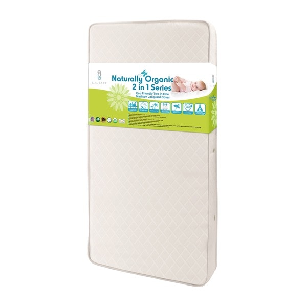 Eco Friendly 2-in-1 Soy Foam Crib Mattress with Natural ...