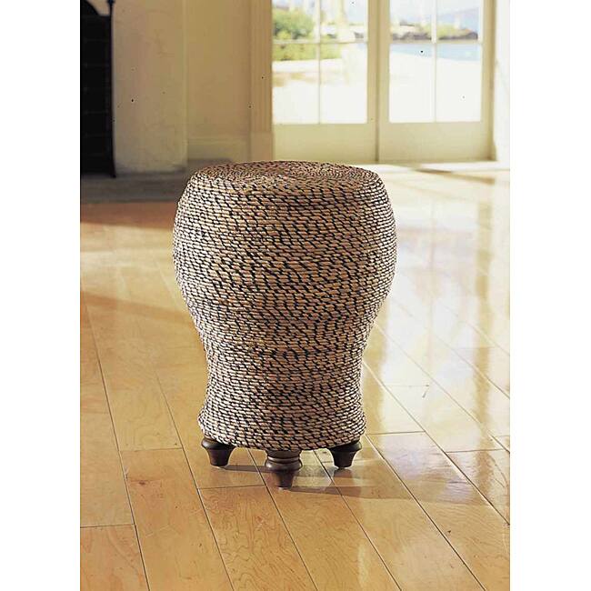 Tropical Pedestal End Table
