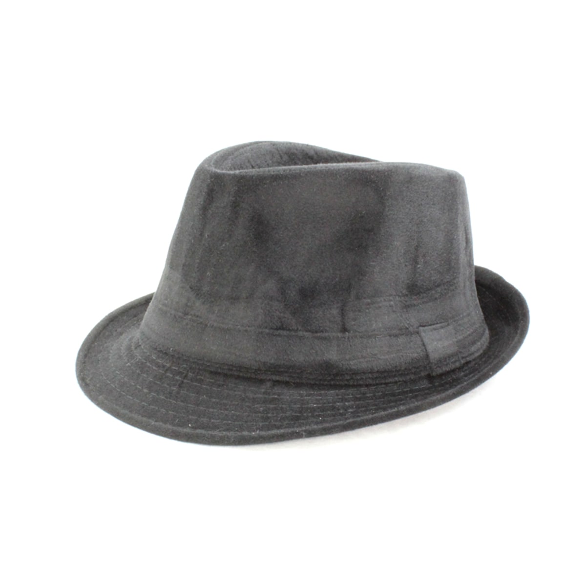 Shop Faddism Dark Grey Banded Fedora Hat - Free Shipping On Orders Over ...