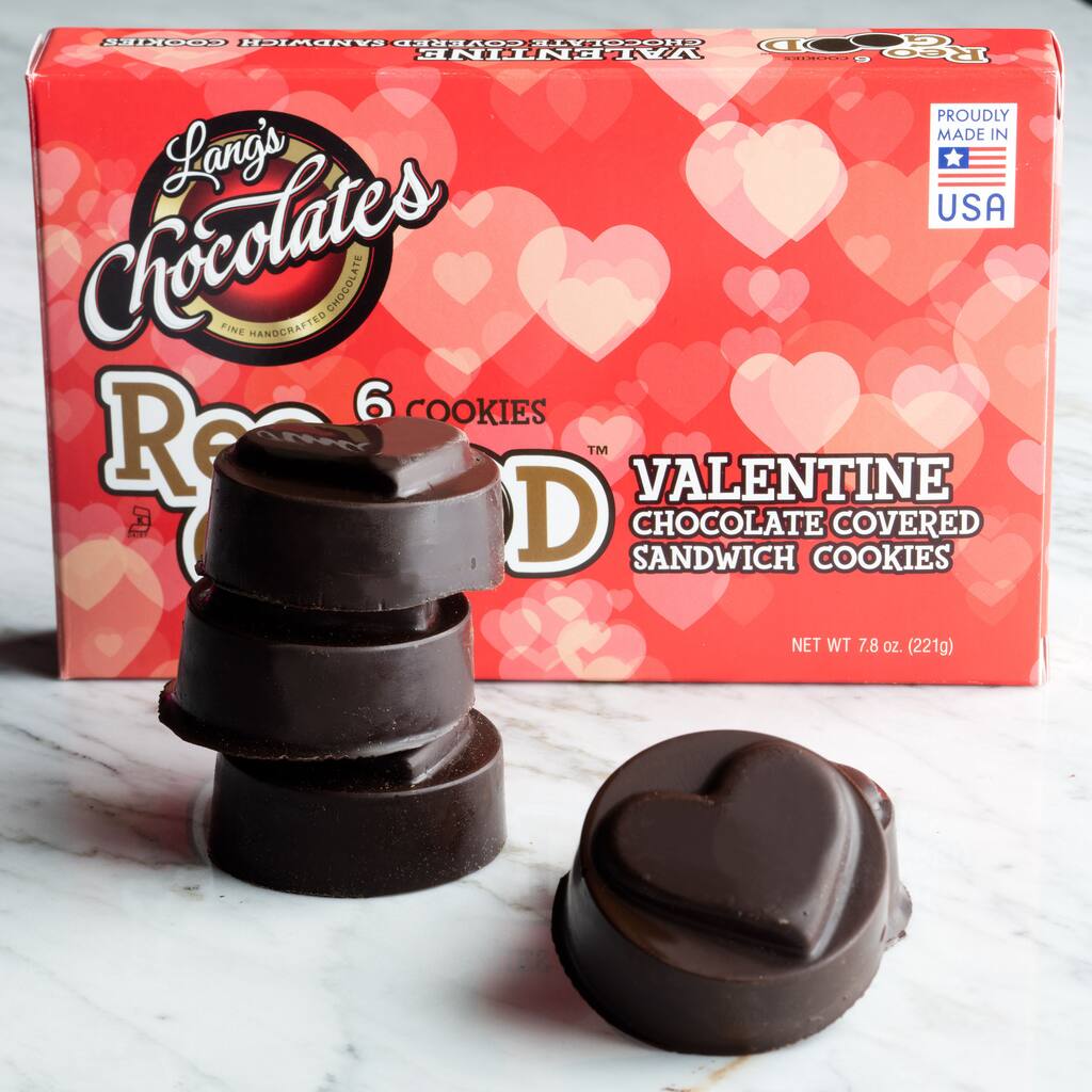 Lang's Chocolates Dark Chocolate Sweet Heart Valentine's Day Package