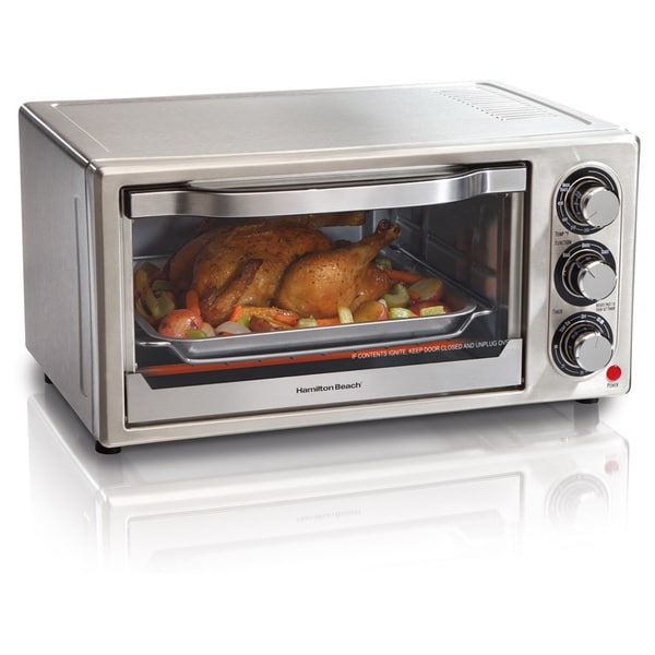 Hamilton beach 6 shop slice toaster oven broiler