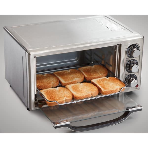 Hamilton Beach 6-Slice Stainless Steel Convection Toaster Oven