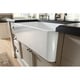 preview thumbnail 4 of 13, Large White Fireclay Apron Front Farmhouse Kitchen Sink