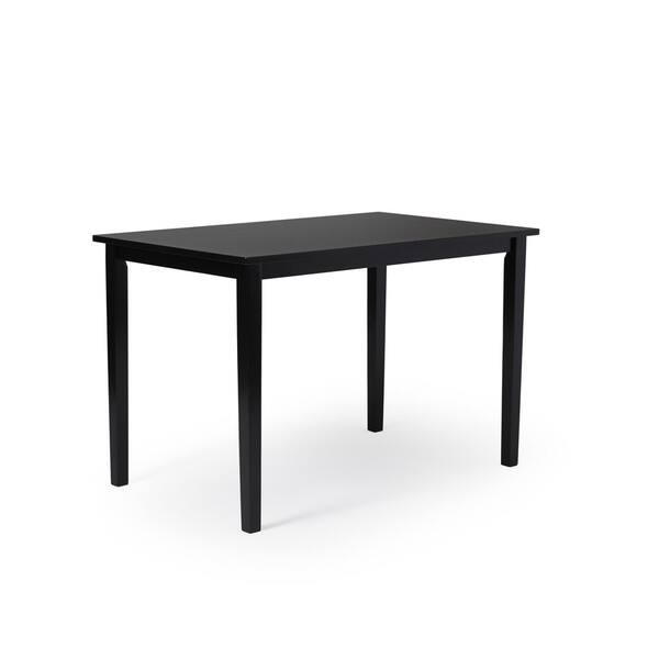 Shop Simple Living Parson Black And Silver 5 Piece Dining Table