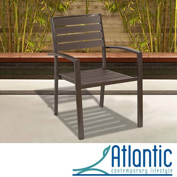 Atlantic 'Antigua' Stacking Armchairs (Set of 4) Atlantic Dining Chairs