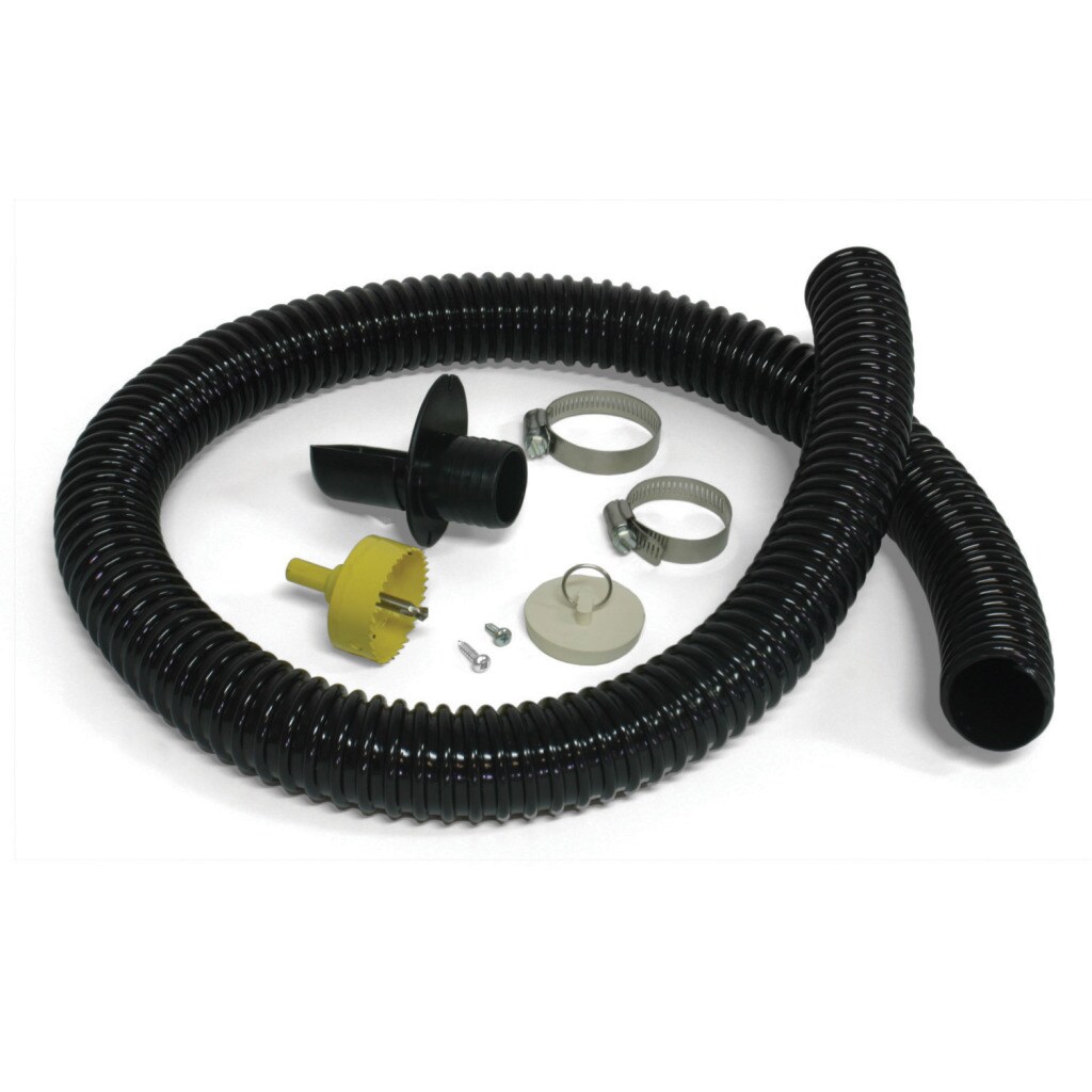 Shop Algreen Black Rain Barrel Deluxe Diverter Kit Free Shipping On