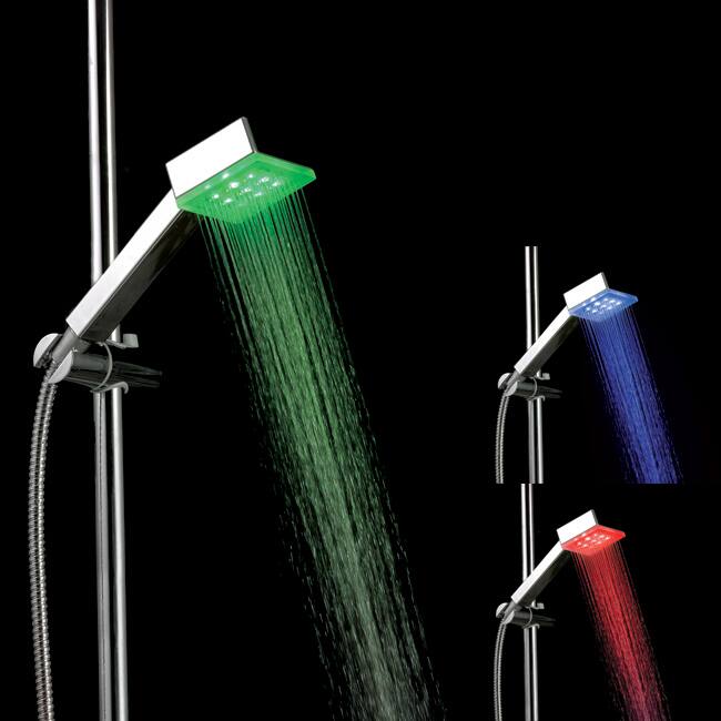 Sumerain LED Thermal Chrome Showerhead