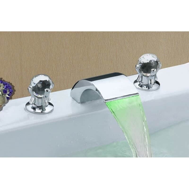 Sumerain LED Thermal Bathroom Sink Faucet
