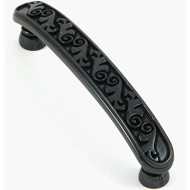 Stone Mill Hardware Oakley Antique Black Cabinet Pull (Pack of 10)