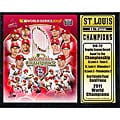 St. Louis Cardinals 2011 World Series Champion Black Plaque