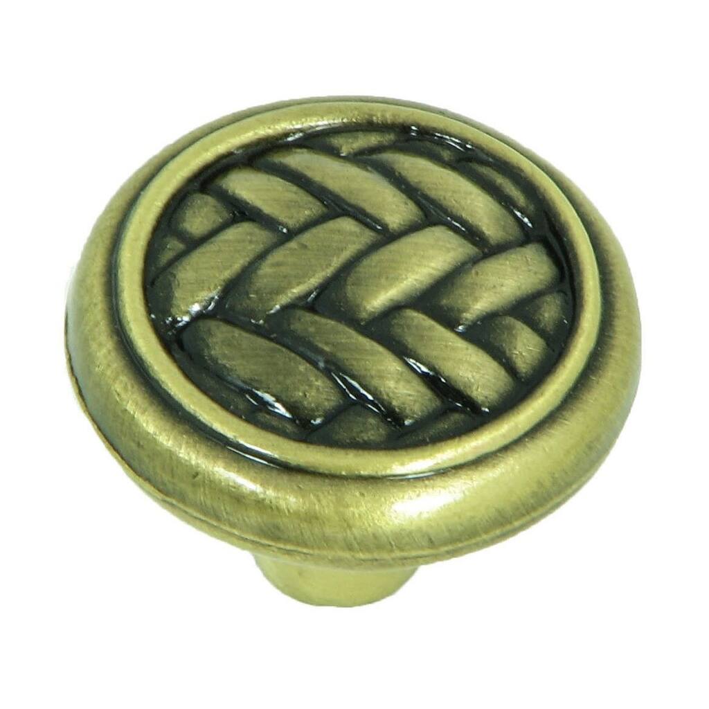 Stone Mill 'Harris' Brass Cabinet Knobs (Pack of 25)