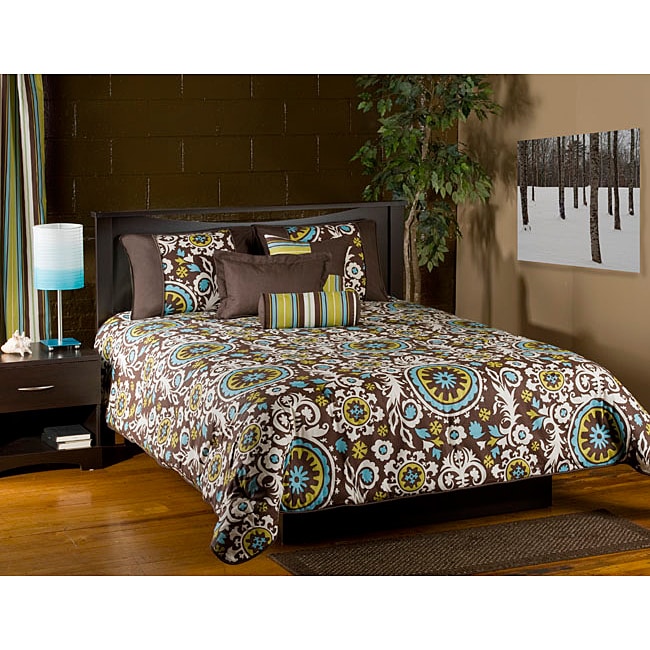 Orleans Brown 6-piece King Comforter Set - Free Shipping ...