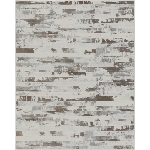 Black Streyay Abstract Area Rug - 7'10 x 10'