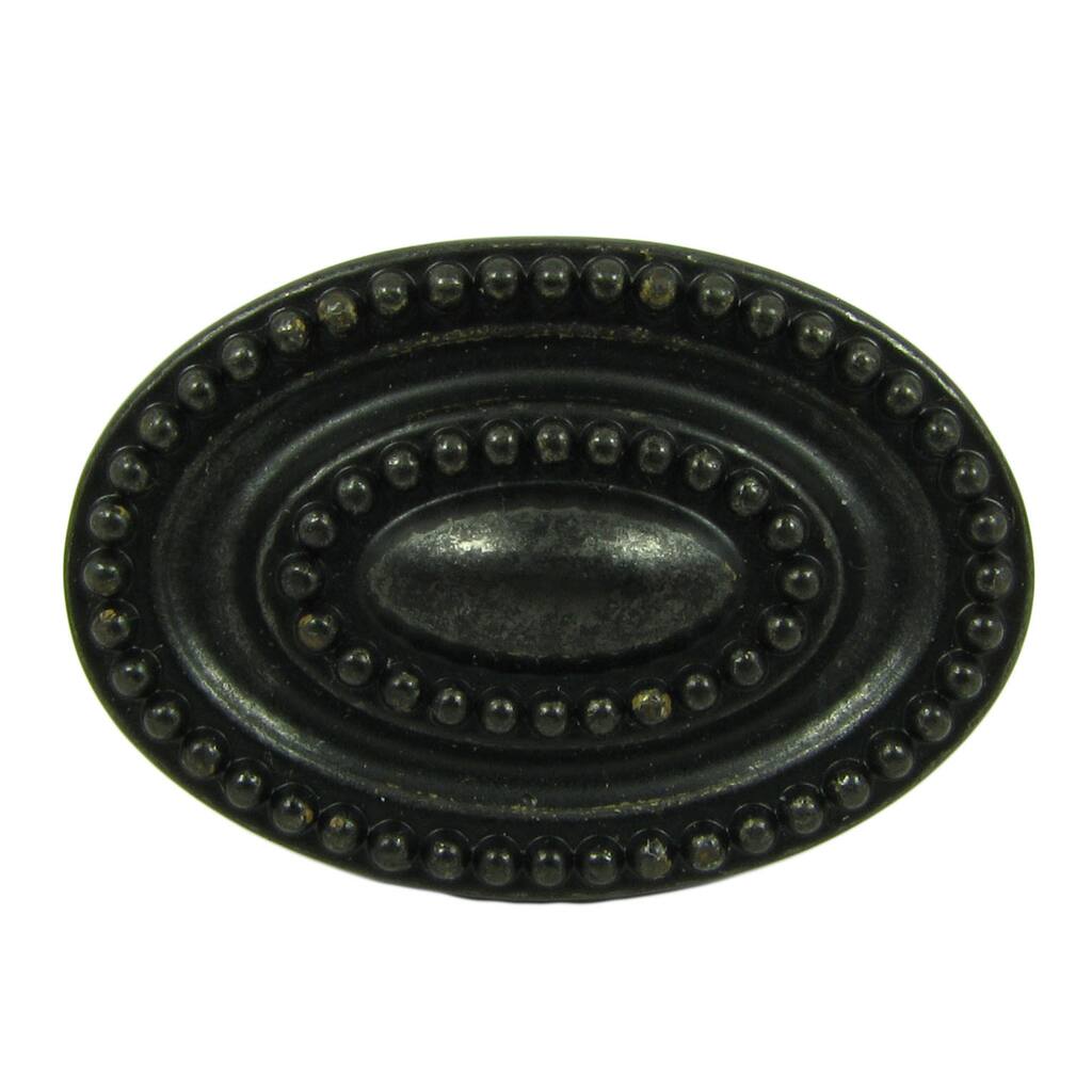 Stone Mill 'Ashton' Antique Black Cabinet Knobs (Case of 25)