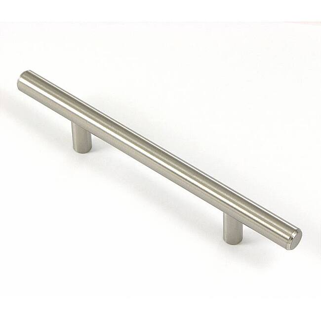 Stone Mill Hardware 6.75-inch Stainless Steel Bar Cabinet Pulls (Set of 5)