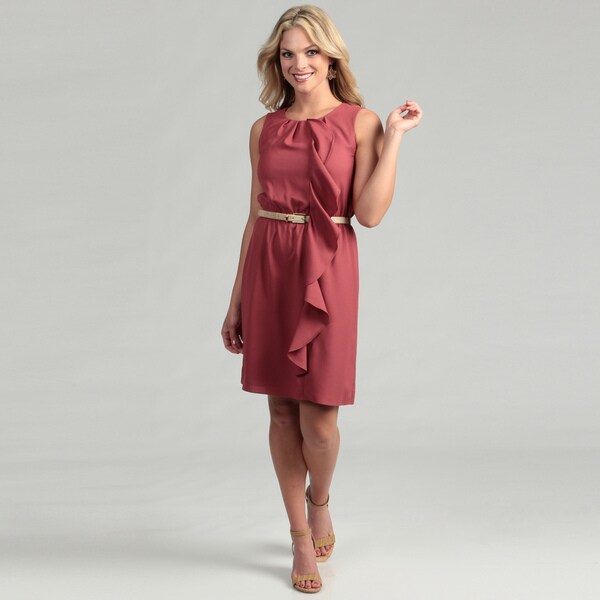 dusty rose casual dress