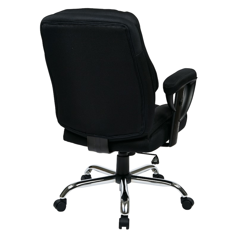 Executive Big Man's Chair with Mesh Seat and Back