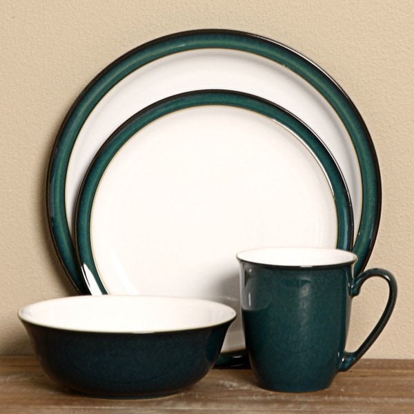 Shop Denby Greenwich 16-piece Dinnerware Set - Free Shipping Today ...