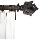 Versailles Antique Bronze Wood Curtain Rod Set - Bed Bath & Beyond ...