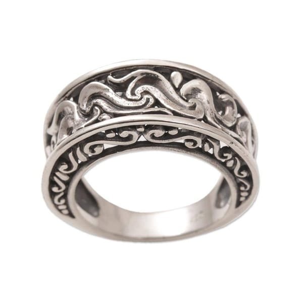 Handmade Sterling Silver 'Refinement' Ring (Indonesia)
