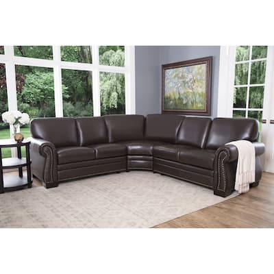 Buy Leather Sectional Sofas Online At Overstock Our Best