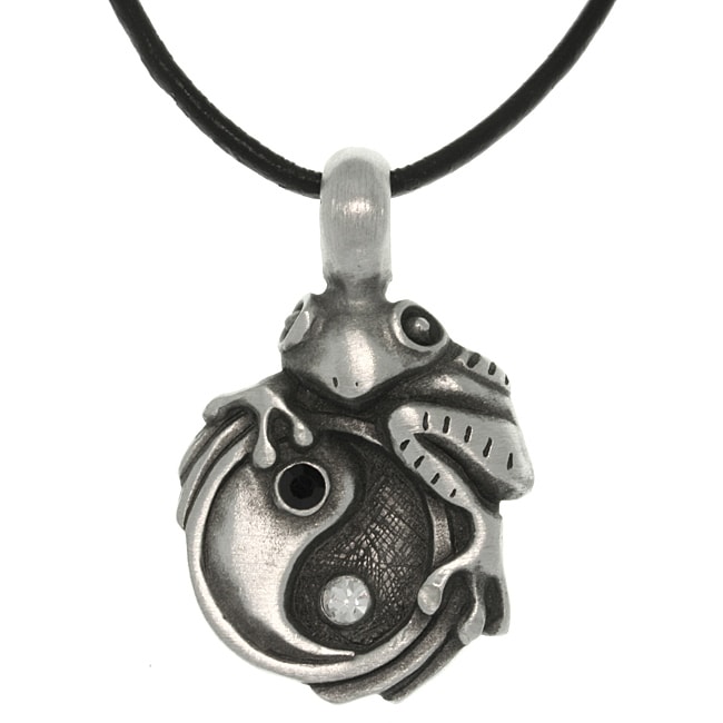 CGC Pewter Unisex Frog on Yin Yang Necklace  ™ Shopping