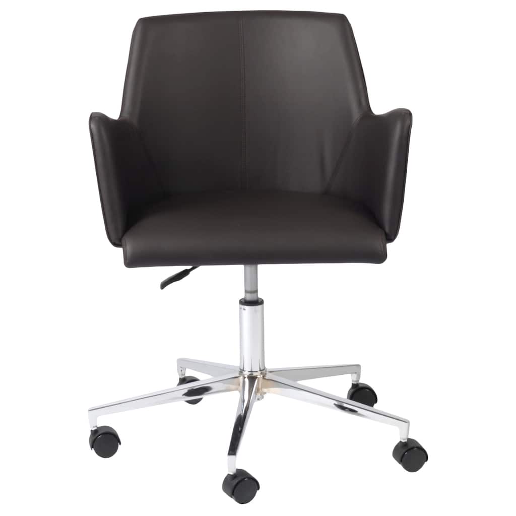 Sunny Brown/Chrome Adjustable Office Chair