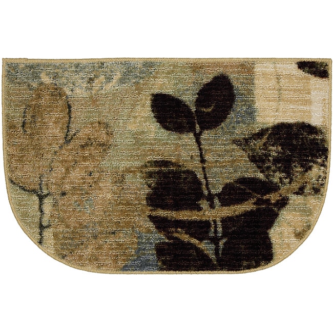 Gale Beige Slice Accent Rug (18 X 26)