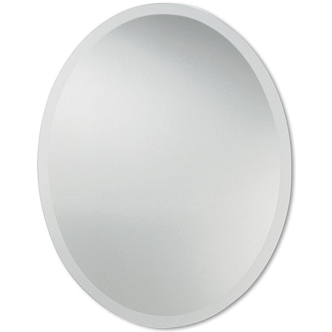 Uttermost Vanity Oval Mirror - Clear - 22x28x0.5