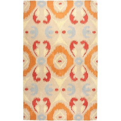 Rizzy Home Averlo Beige Oriental Area Rug - 8' x 10'